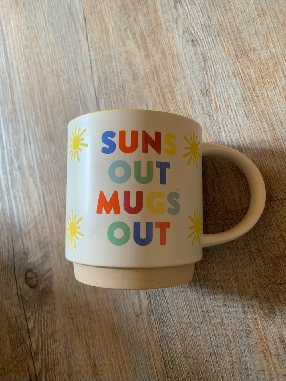 PICK ANY 3 ITEMS FOR $10 - Hallmark Suns Out Mugs Out Colorful Ceramic Mug